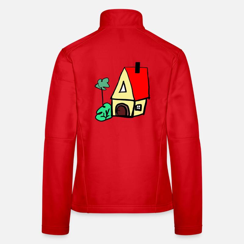 House Hut Cottage Women's Softshell Jacket