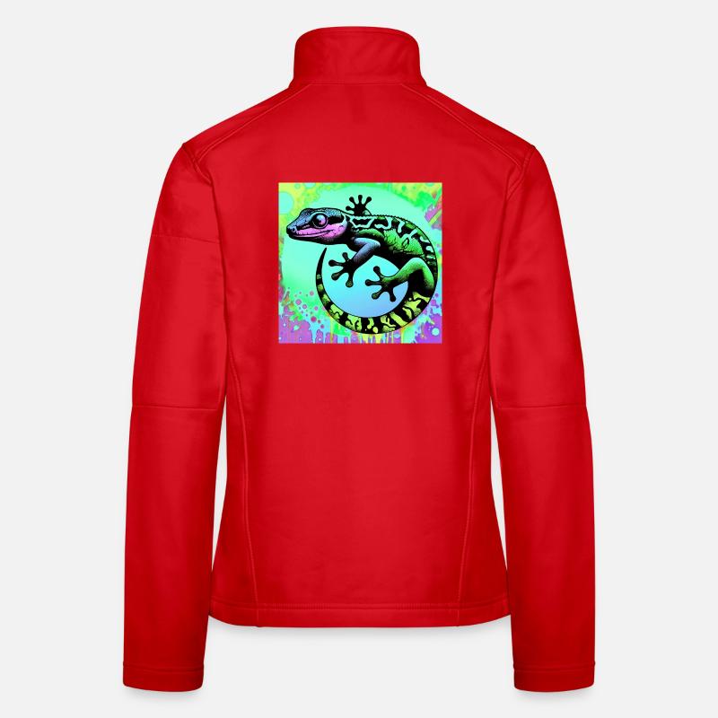 Gecko Veste en tissu softshell Femme