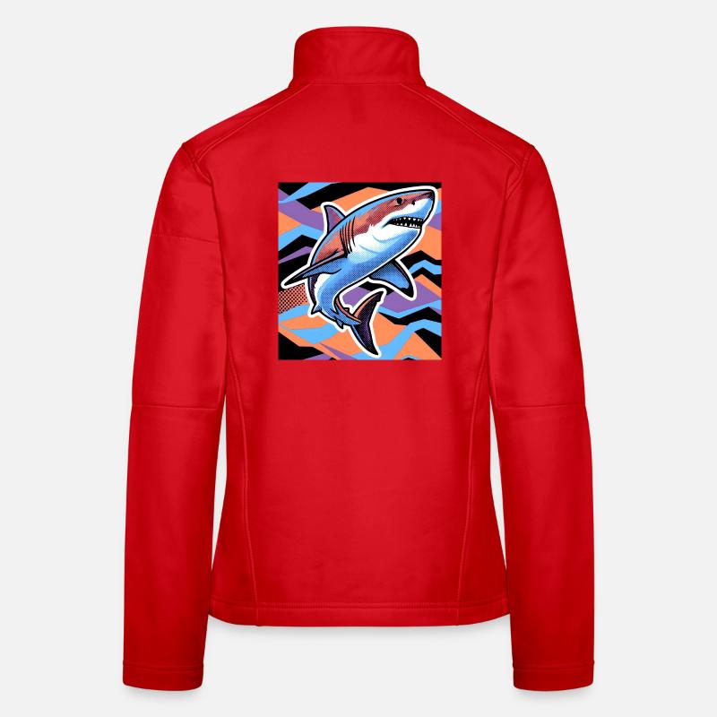 Shark - Women's Softshell Jacket - red