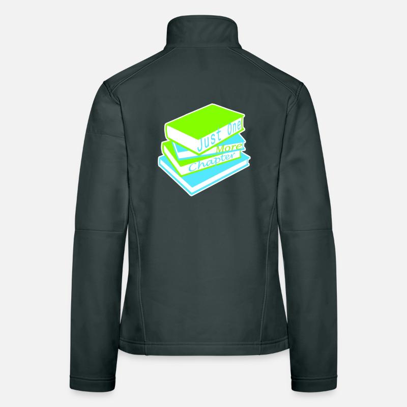 Encore un chapitre Lecture drôle de rat de bibliothèque Cool Veste en tissu softshell Femme