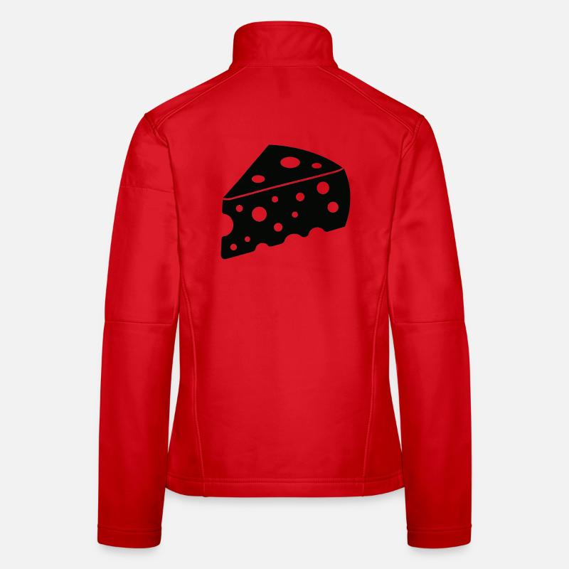 Schweizer Käse Frauen Softshelljacke