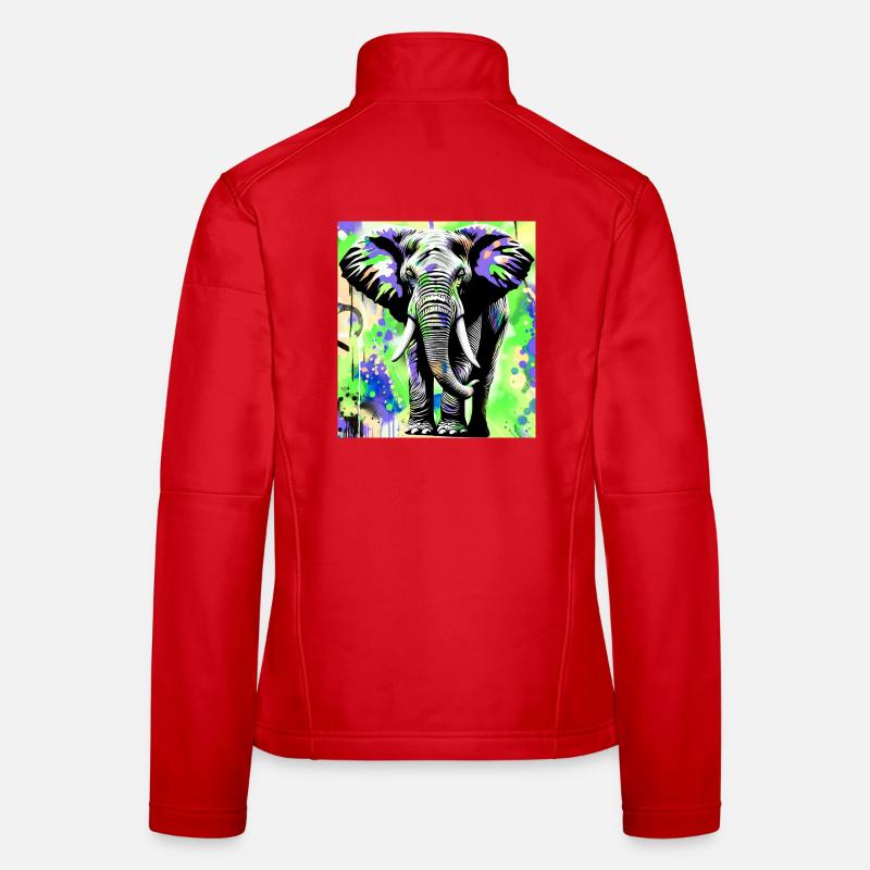 éléphant Veste en tissu softshell Femme