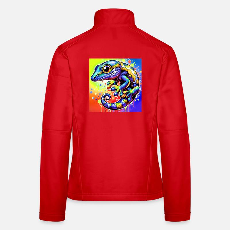 Gecko Veste en tissu softshell Femme