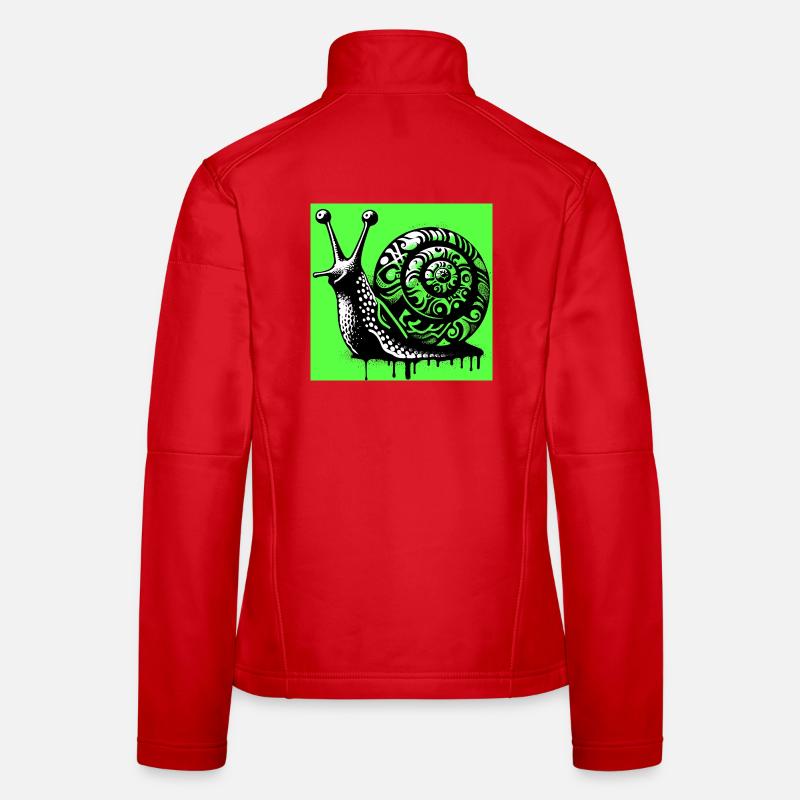 Escargot Veste en tissu softshell Femme