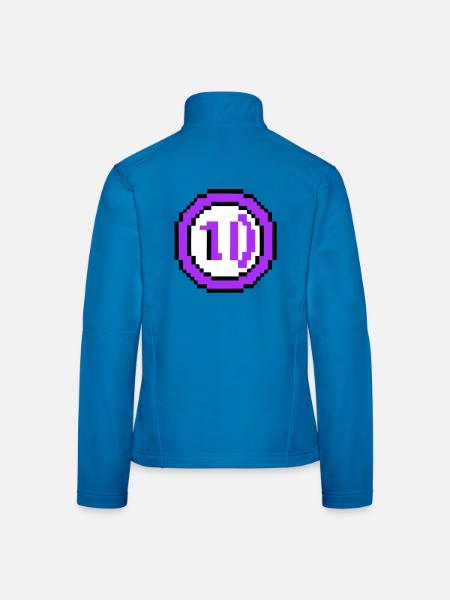 Arcade Münze 10 Jahre Jubiläum - Frauen Softshelljacke - Rot - Hinten