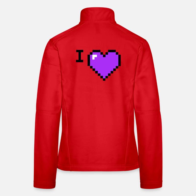 Texte provisoire de Cœur J’adore Veste en tissu softshell Femme