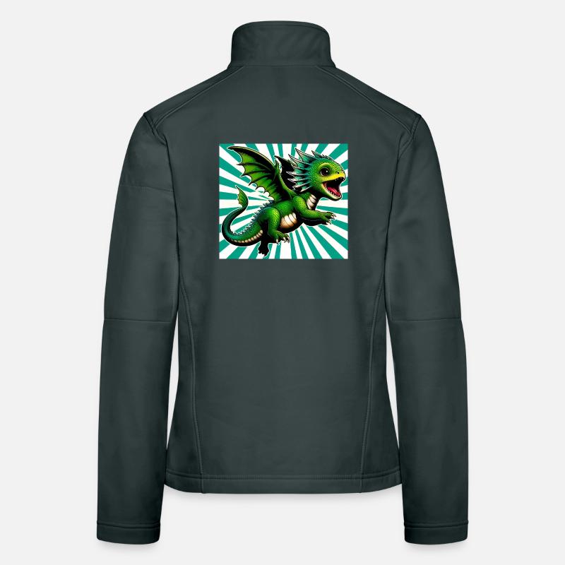 Drache Frauen Softshelljacke