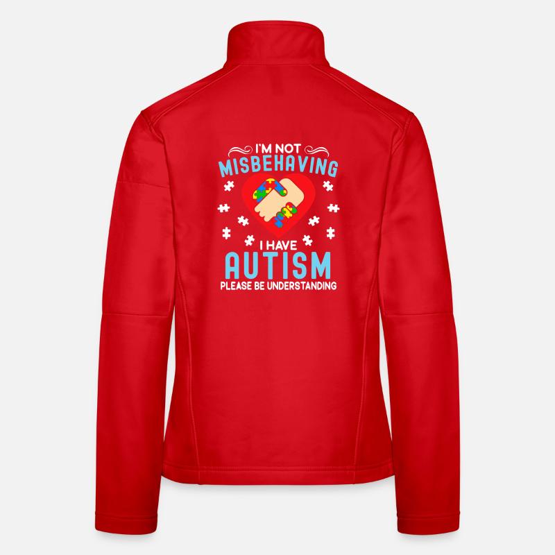Autism Understanding Heart Women's Softshell Jacket