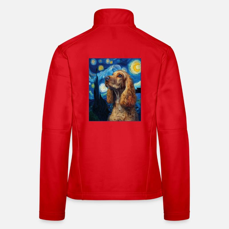 Cocker Spaniel Dog Women's Softshell Jacket