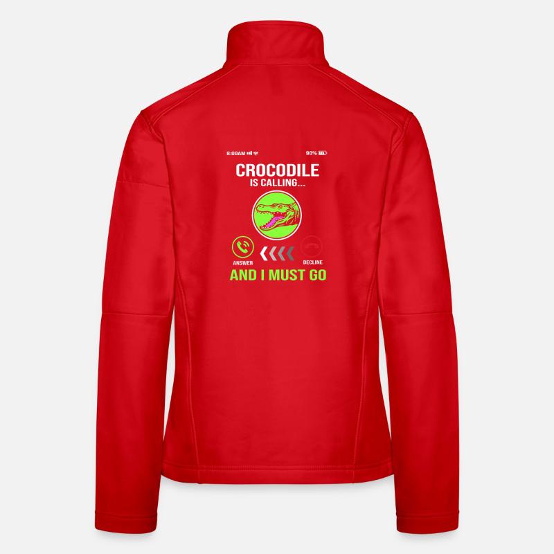 Chasse au crocodile Chasse Chasse Veste en tissu softshell Femme