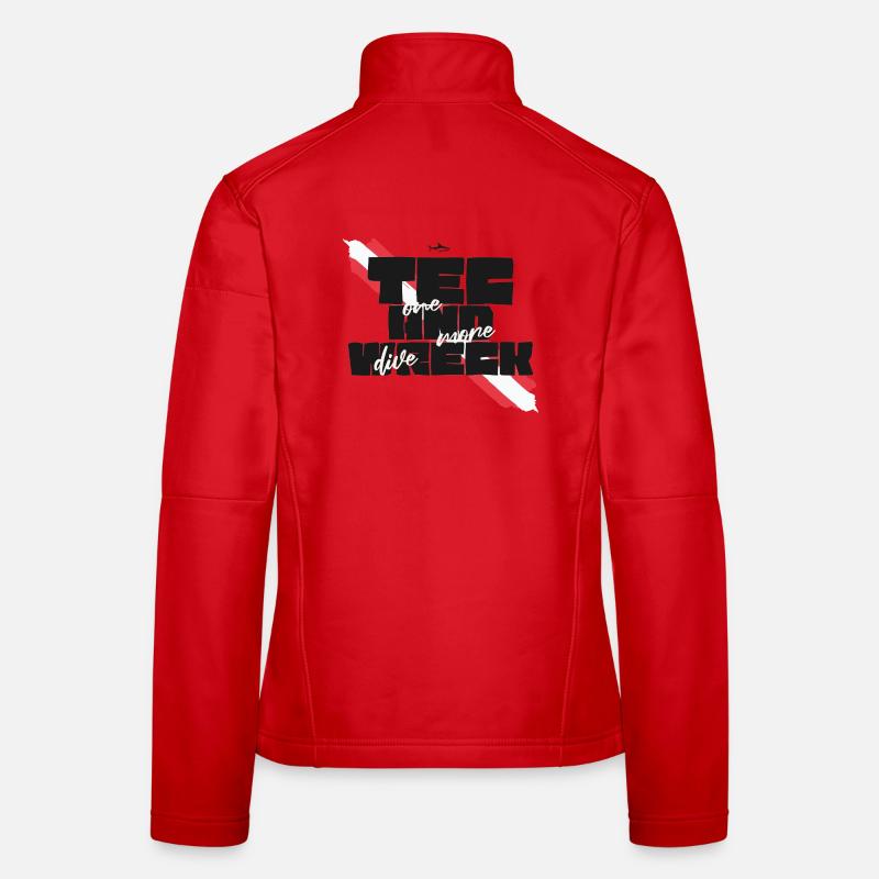Plongeur technique de plongée sous-marine Tec & Wreck Veste en tissu softshell Femme