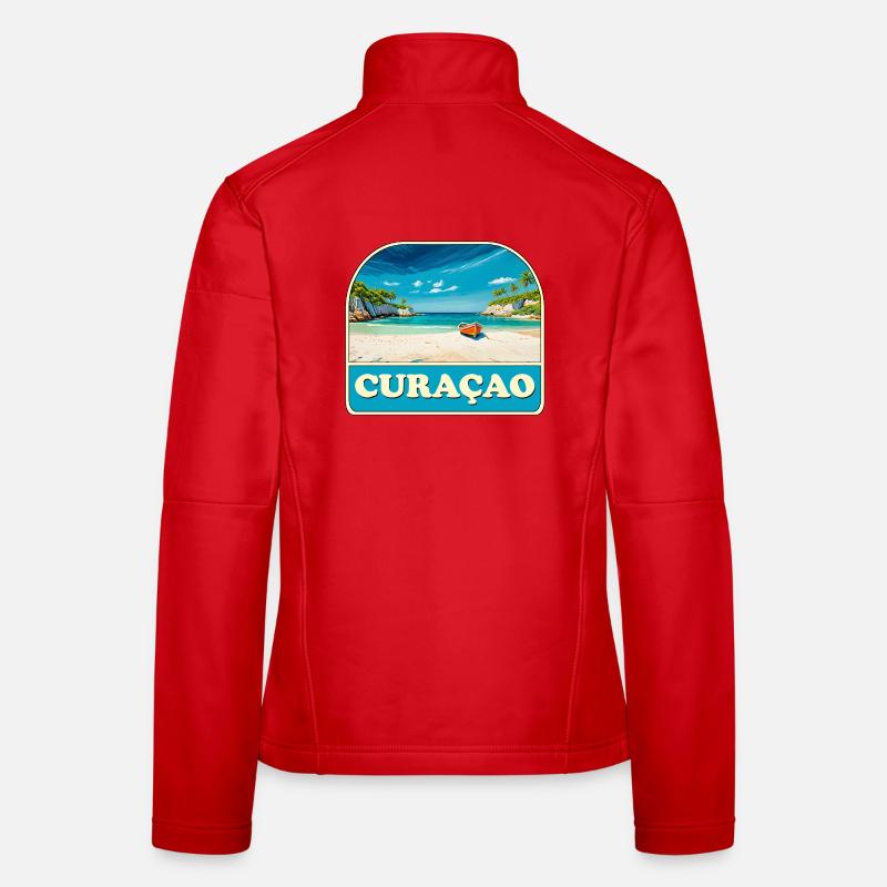 Curaçao Veste en tissu softshell Femme