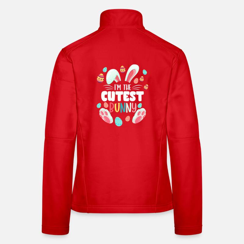 Cute Easter Bunny Tee Women's Softshell Jacket