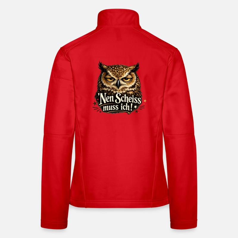 Guck Mich Nicht In Diesem Ton An Eule Frauen Softshelljacke