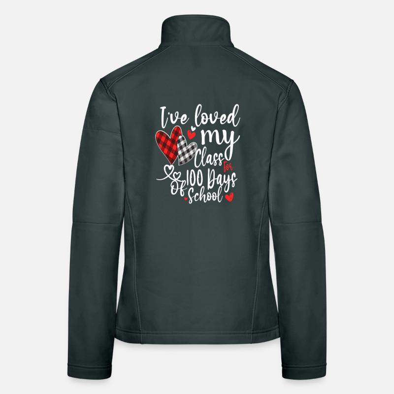 Loved My Class 100 Days Women's Softshell Jacket