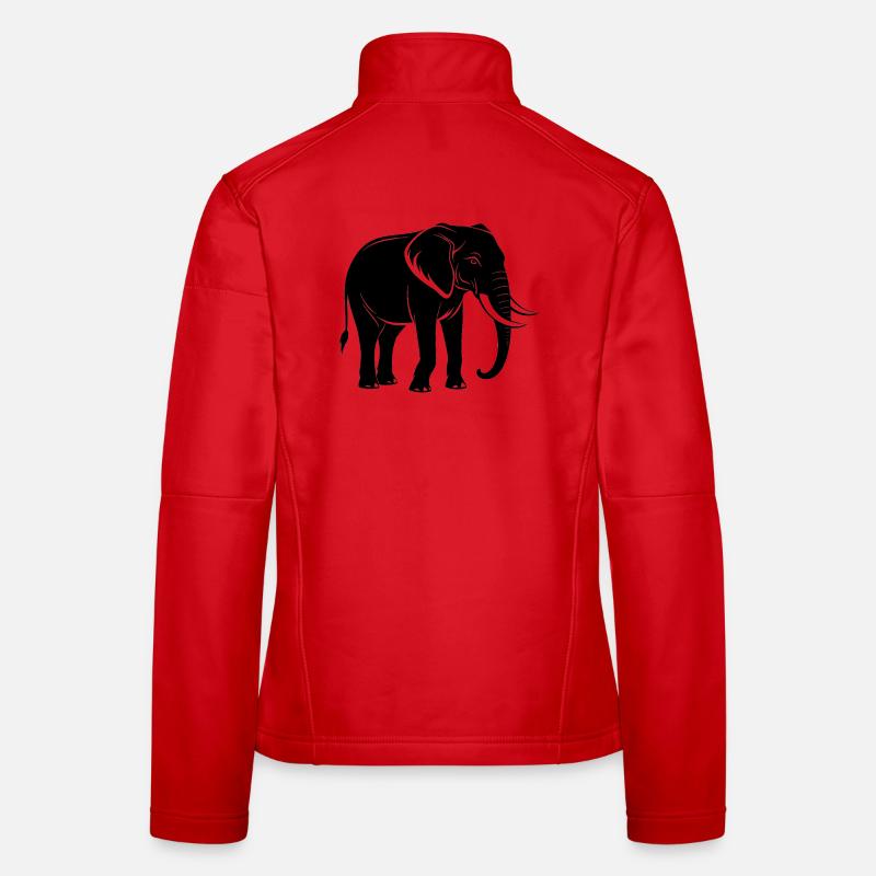 Éléphant Veste en tissu softshell Femme