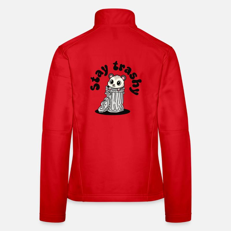 Reste vulgaire, opossum mignon, drôle Veste en tissu softshell Femme