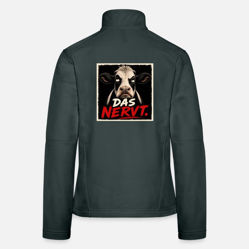 C’est agaçant - T-shirt vache – Déclaration ou cadeau Veste en tissu softshell Femme