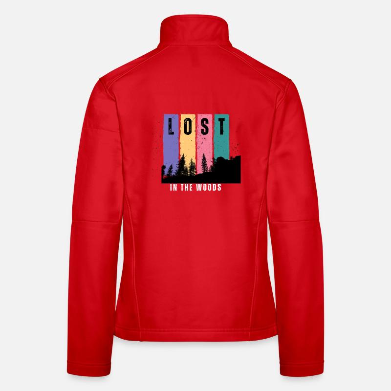 Lost In  Woods Women's Softshell Jacket