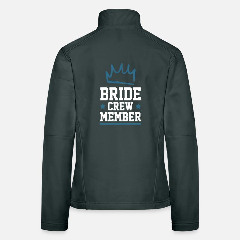Équipage de la mariée Veste en tissu softshell Femme