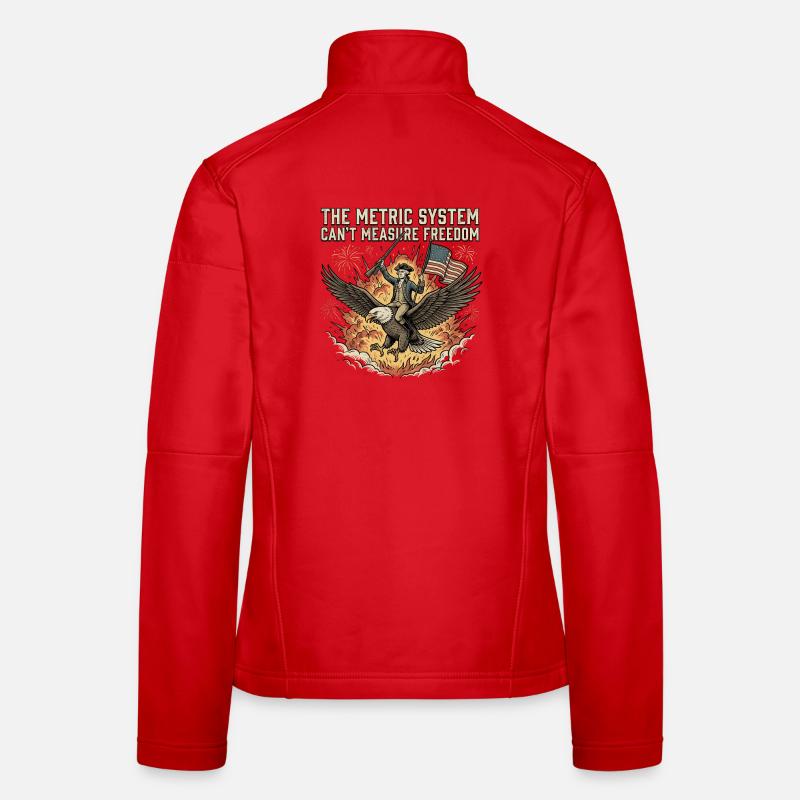 Le système métrique ne peut pas mesurer la liberté Veste en tissu softshell Femme