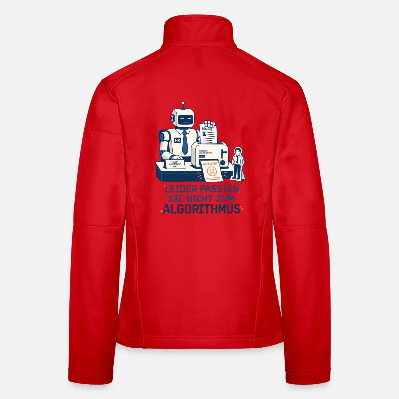 Leider passten Sie nicht zum Algorithmus - Frauen Softshelljacke - Rot