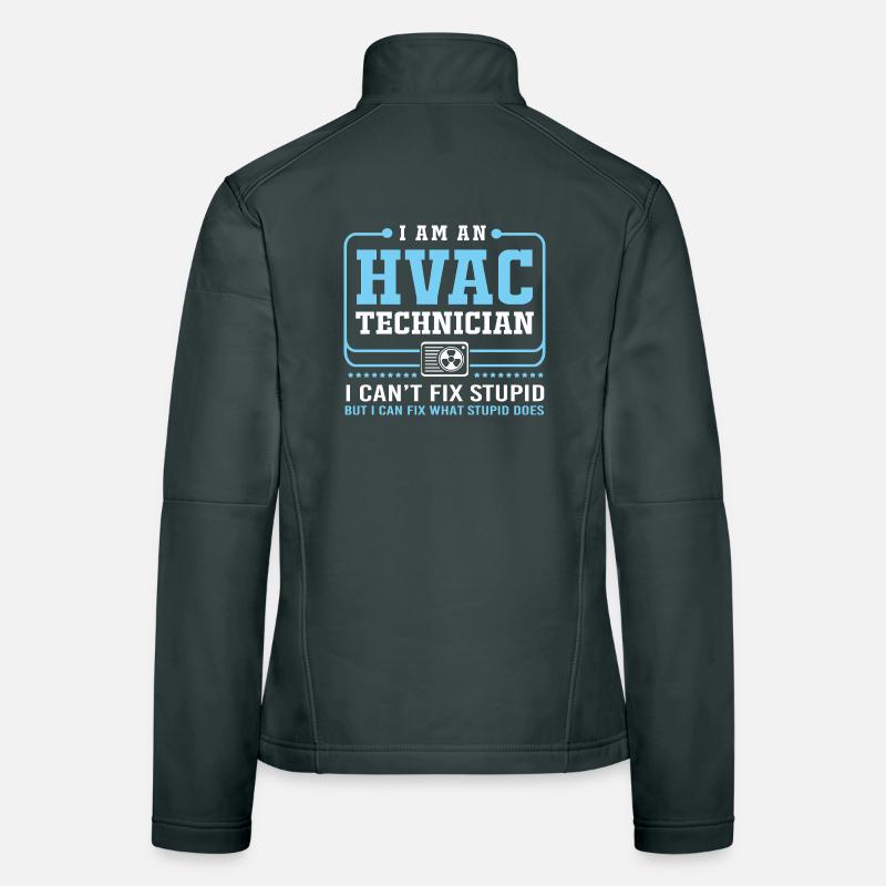 Air Conditioning Technician Technician Refrigeration Technician Heating Women's Softshell Jacket