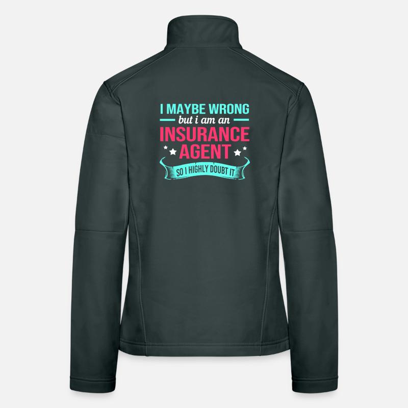 Actifs d’agent d’assurance Veste en tissu softshell Femme