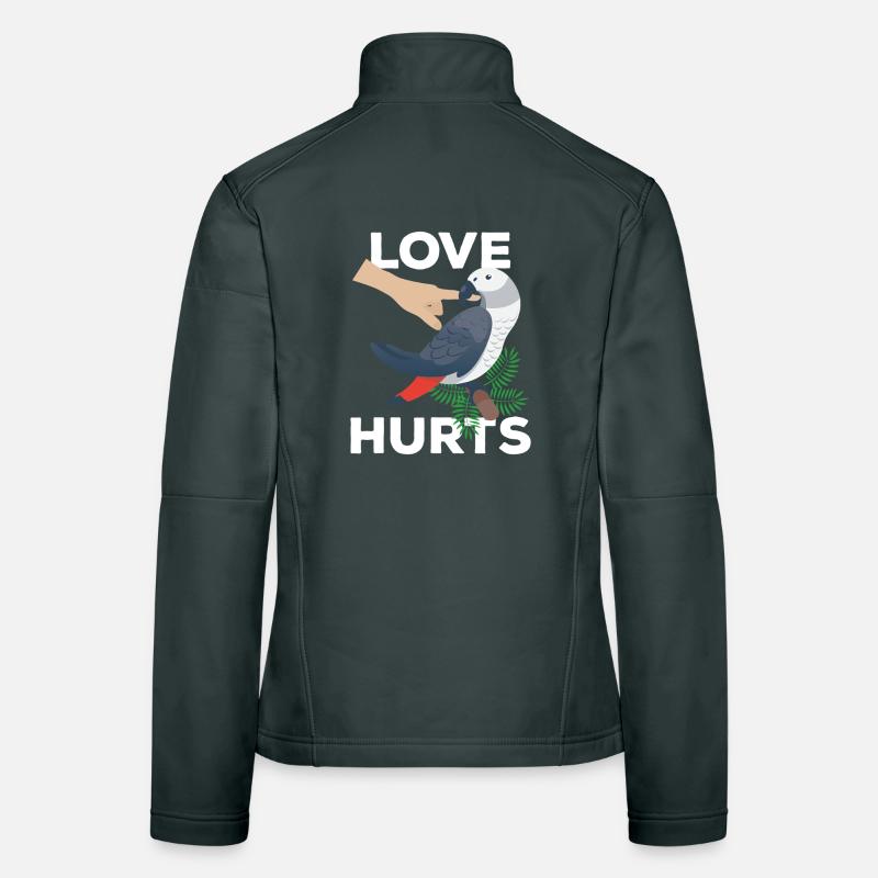 Hurts Parrot Graphic Women's Softshell Jacket
