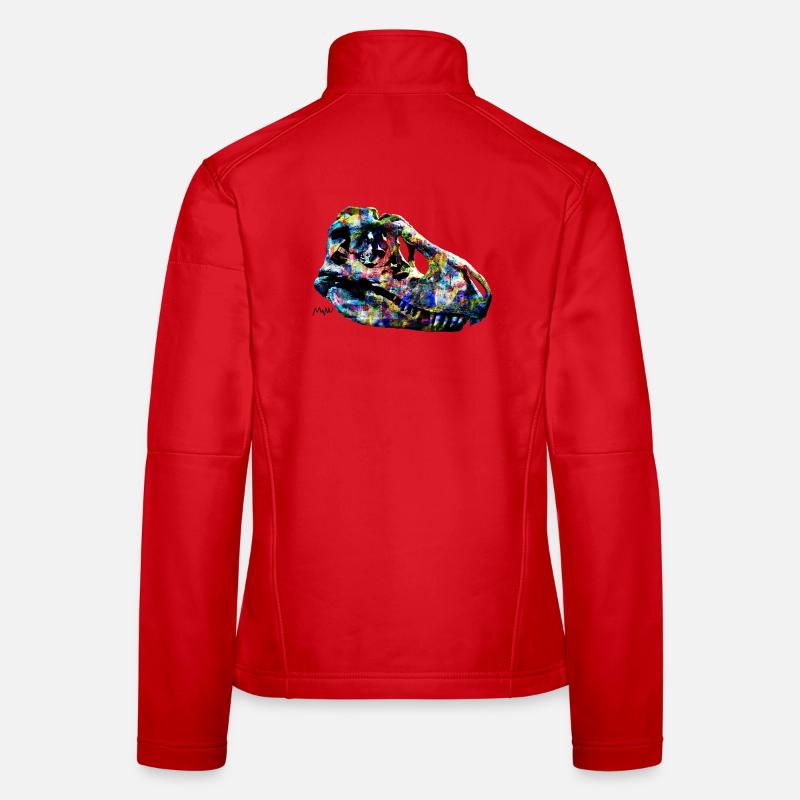Tarbosaurus - Frauen Softshelljacke - Rot