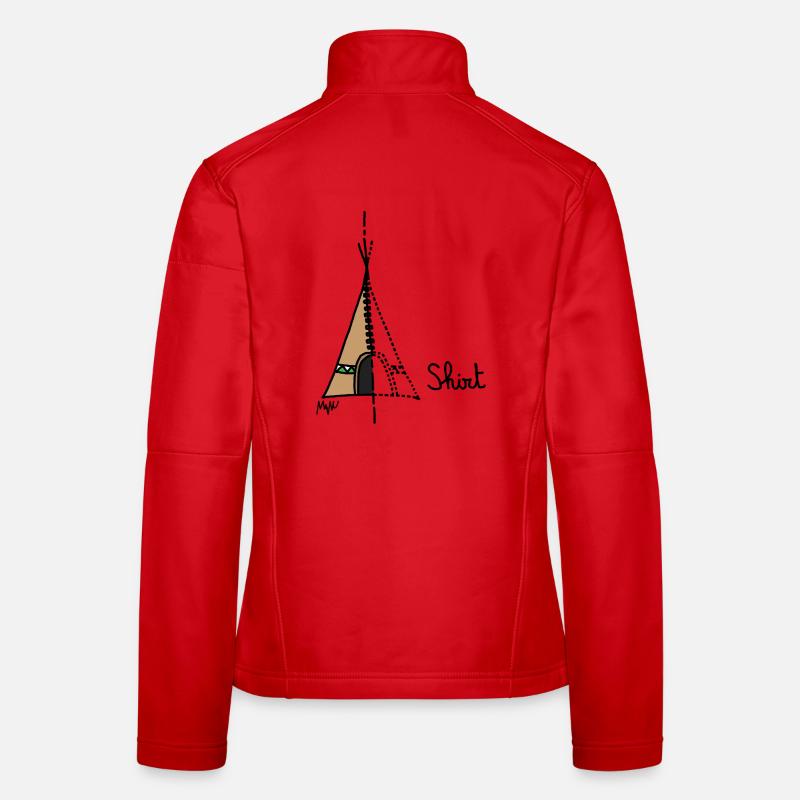teepee shirt Women's Softshell Jacket
