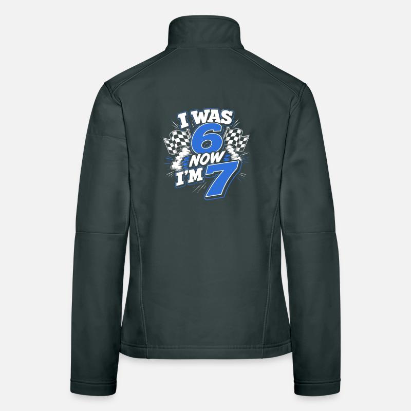 De 6 à 7 anniversaires dans la bande dessinée Veste en tissu softshell Femme