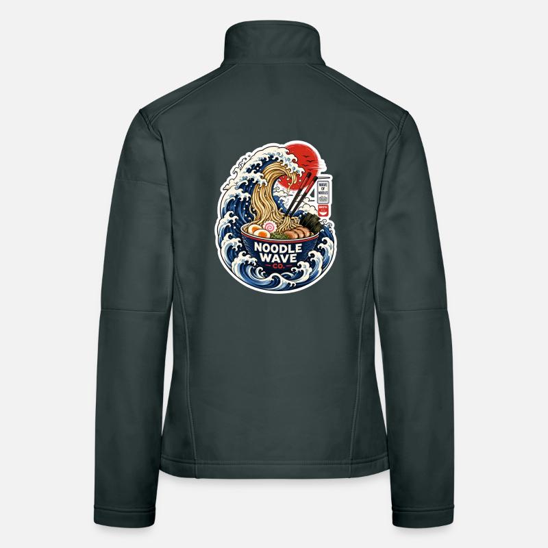 Noodle Wave Ramen Co. Veste en tissu softshell Femme