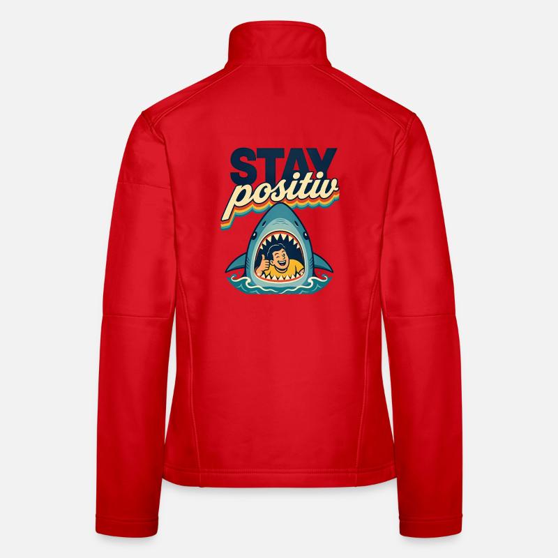 Reste positif Requin – Sea Optimism Veste en tissu softshell Femme