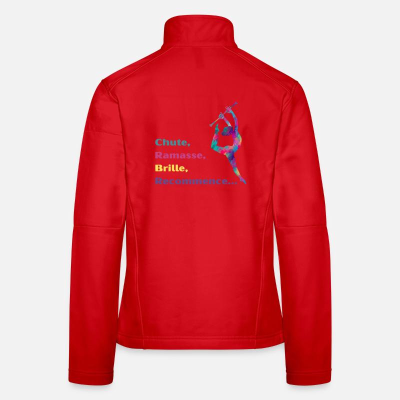 Chute-_Ramasse-_Recommence-- Veste en tissu softshell Femme