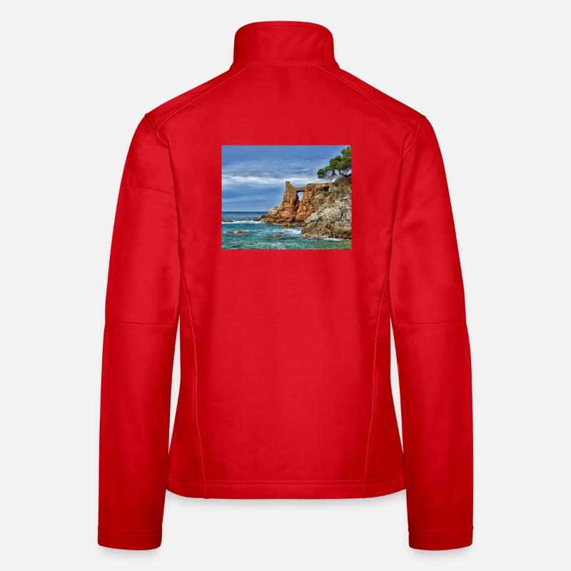 Sea Arch an der Klippenseite Frauen Softshelljacke