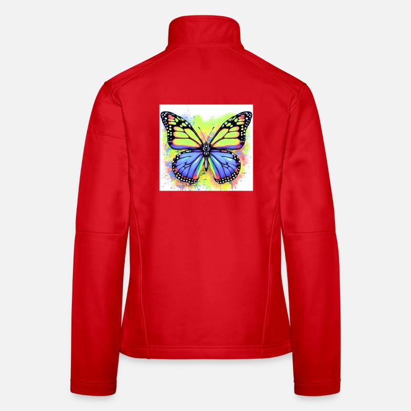 papillon Veste en tissu softshell Femme
