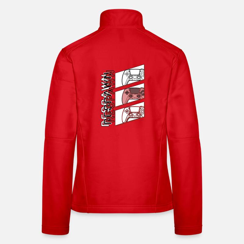 Respawn - Frauen Softshelljacke - Rot