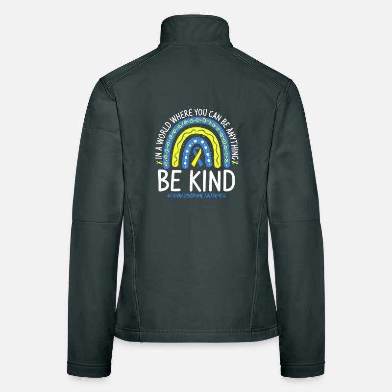 Sei freundlich, Regenbogenbewusstsein Frauen Softshelljacke