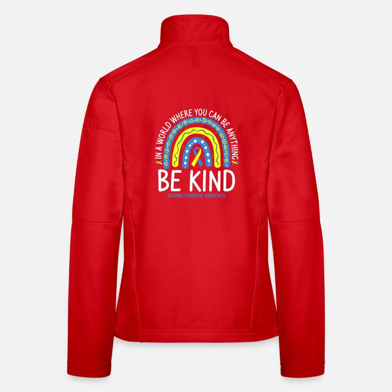 Sei freundlich, Regenbogenbewusstsein Frauen Softshelljacke
