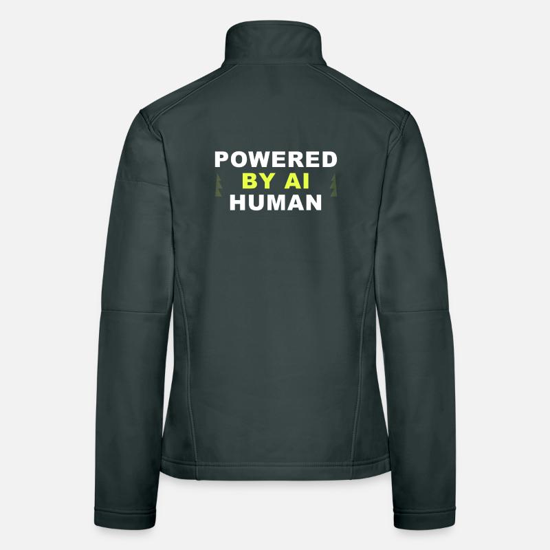 POWERED BY AI / HUMAN Veste en tissu softshell Femme