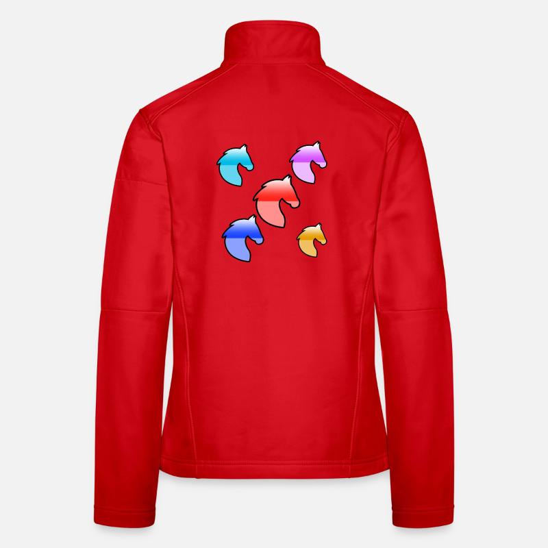 horses Women's Softshell Jacket