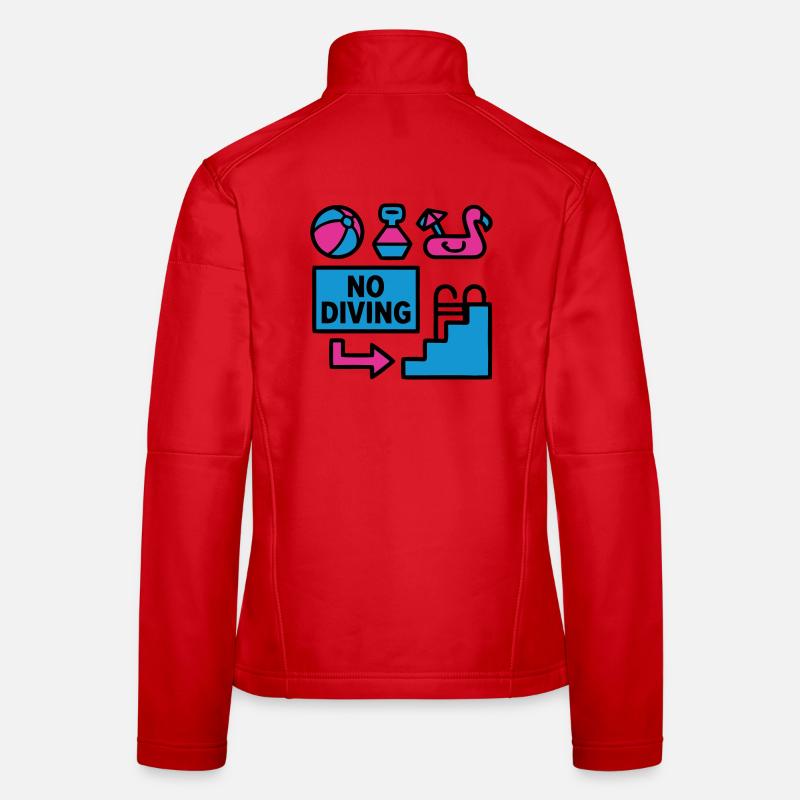 Pool Party Set Summer 90s Women's Softshell Jacket