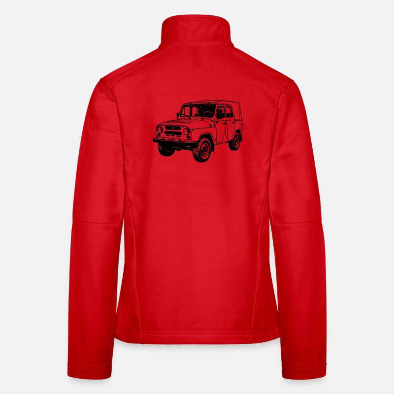 UAZ Off-Road Vehicle Women's Softshell Jacket