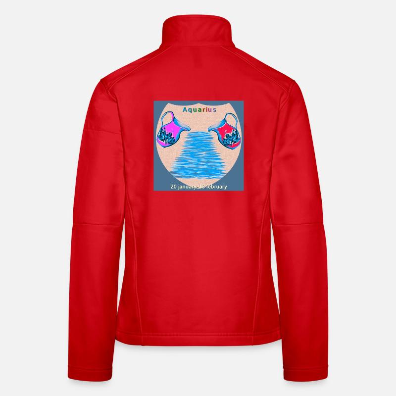 Aquarius - Women's Softshell Jacket - red