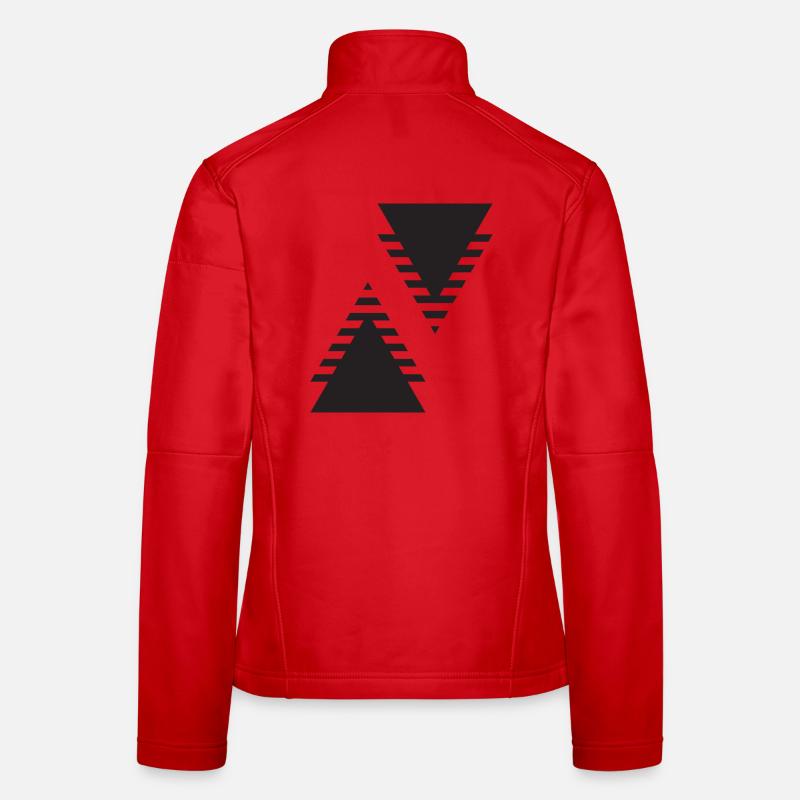 Double triangle Echo Veste en tissu softshell Femme