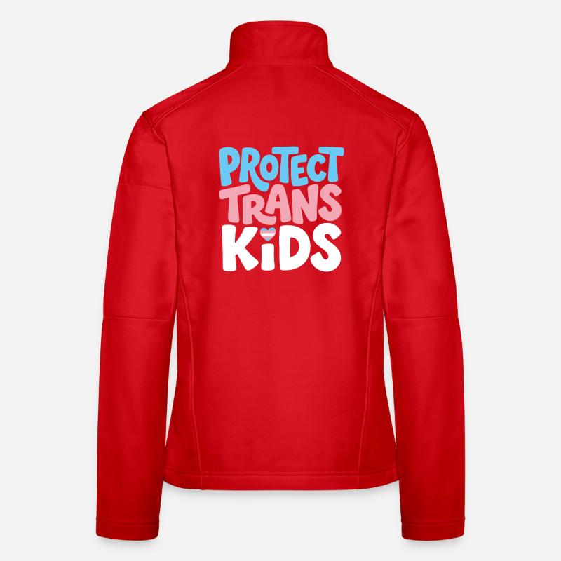 Protect Trans Kids Tee Veste en tissu softshell Femme