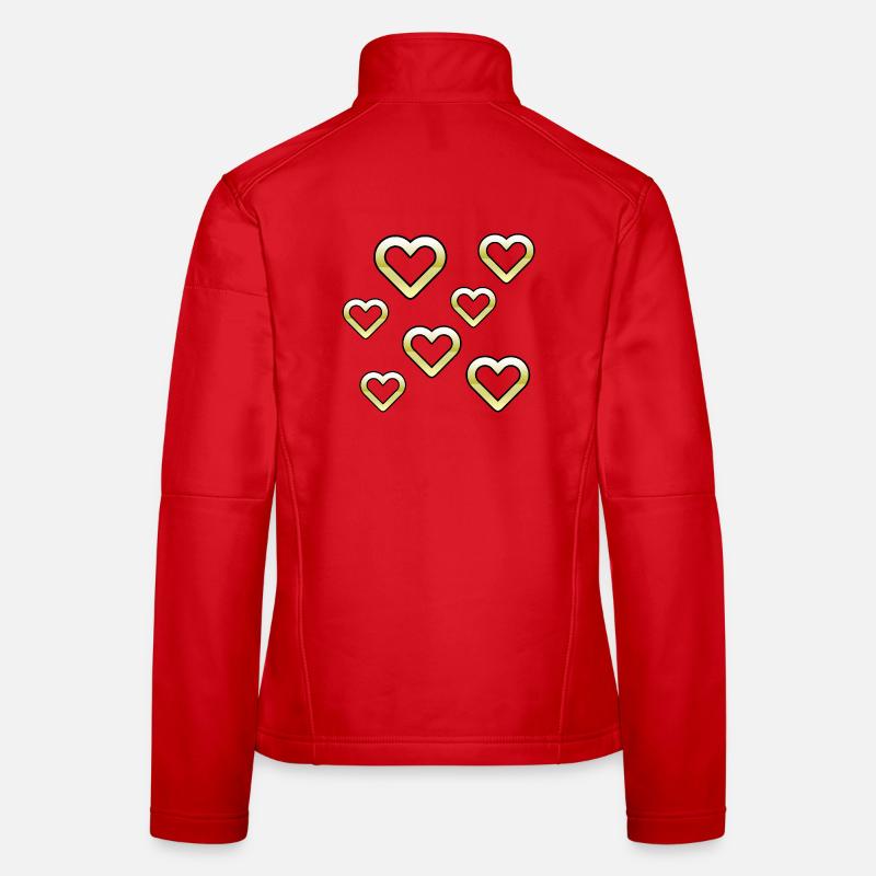 Herzen Frauen Softshelljacke