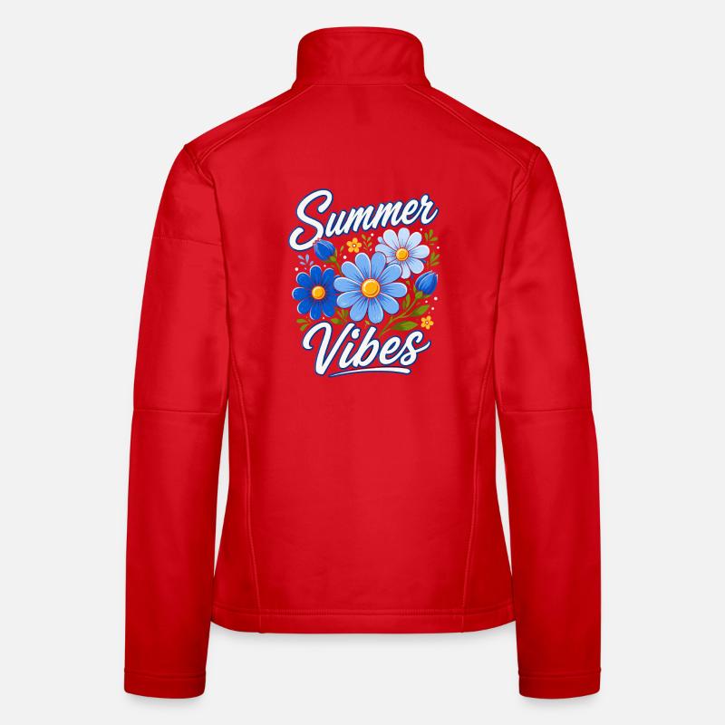 Summer Vibes Bouquet Veste en tissu softshell Femme