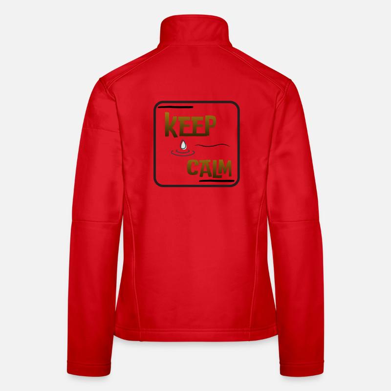 Bleib ruhig Frauen Softshelljacke